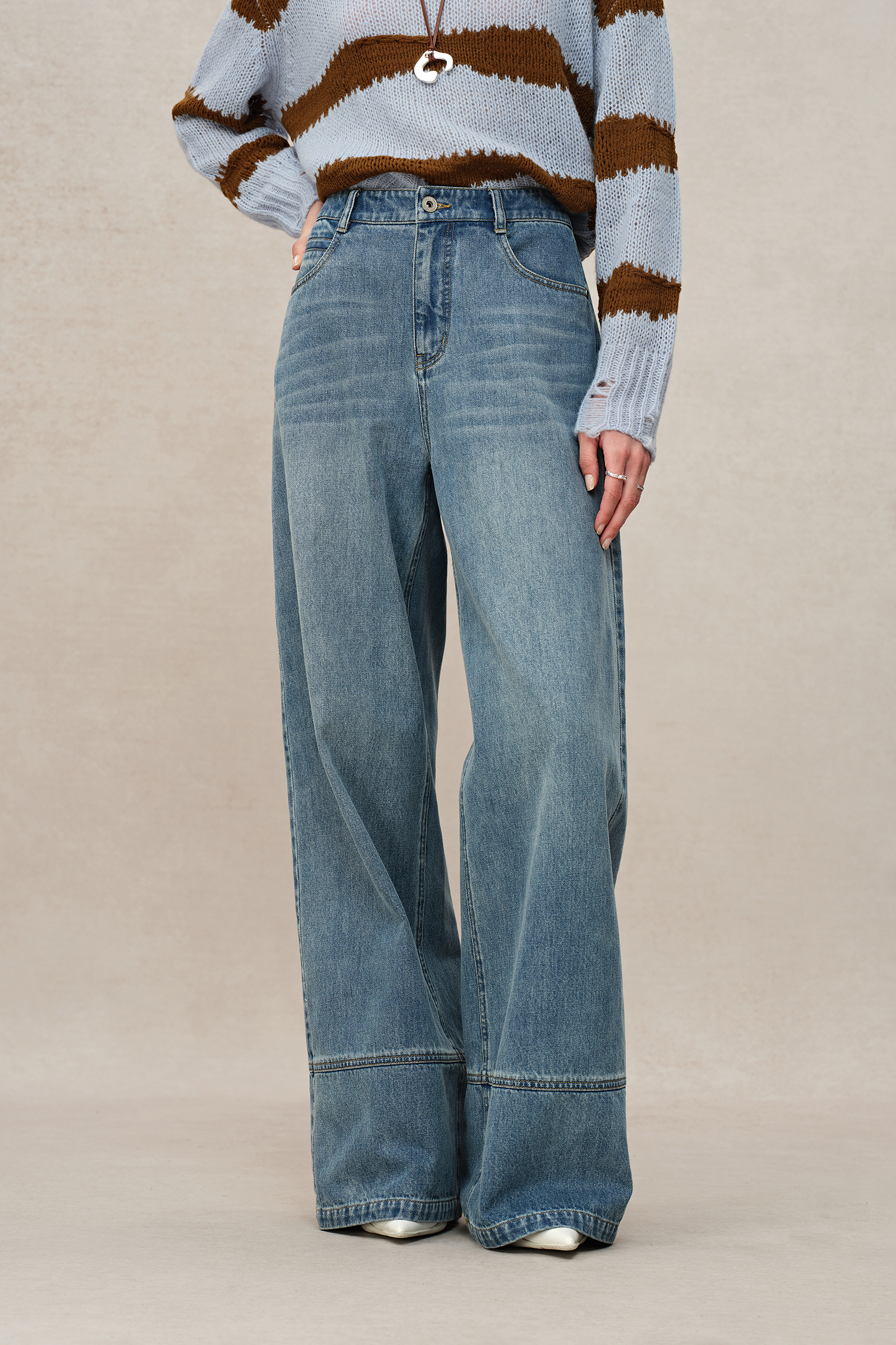 journal standard luxe SUNDAY ハイウエストハンサム SUNDAY ハンサムチノパンツ（チノパンツ）｜journal standard