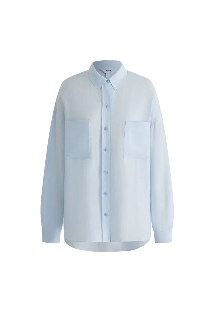 Una Dropped Shoulder Shirt in Linen