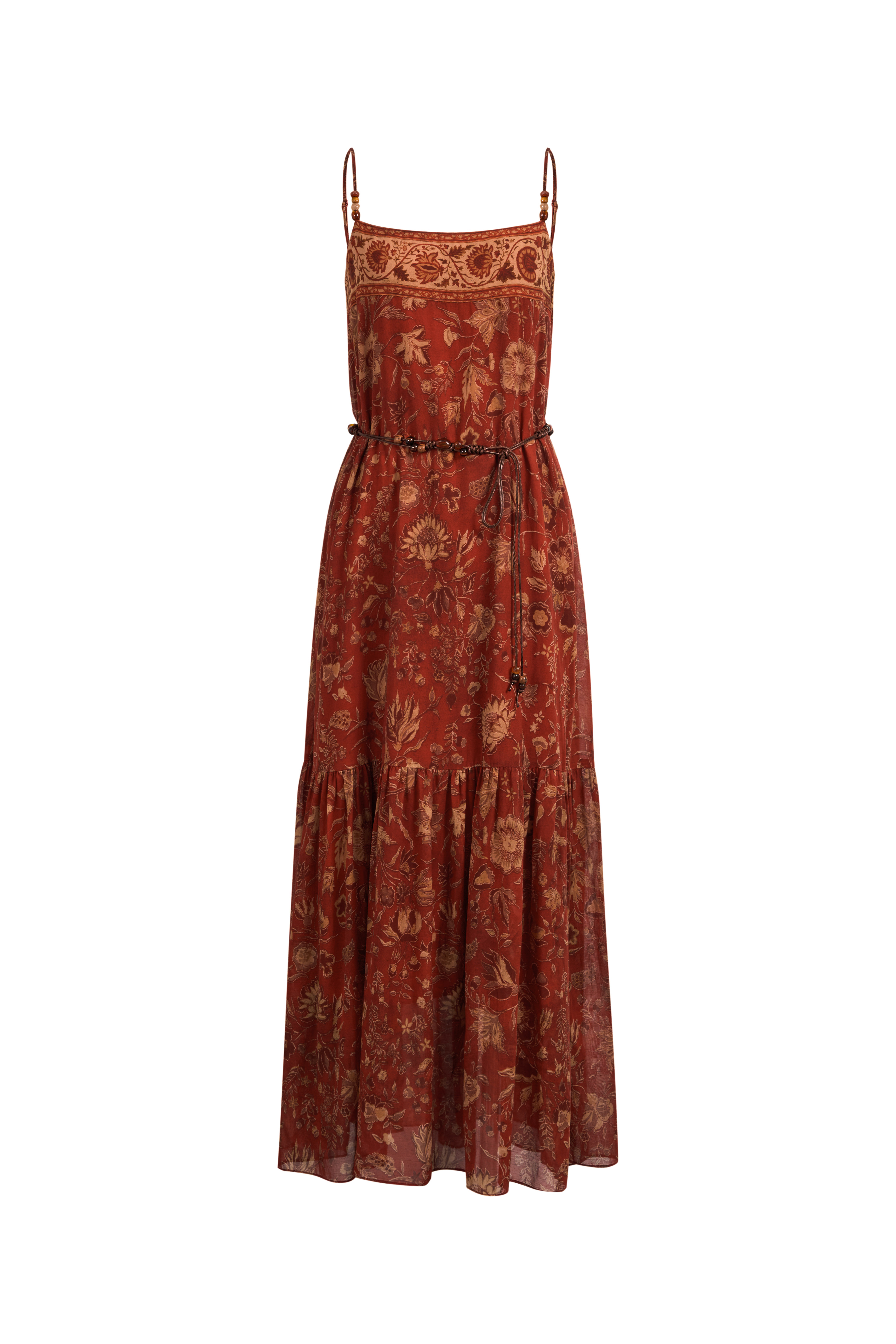 Jules Handpainted Persian Floral Cami Dress – fbrq.com