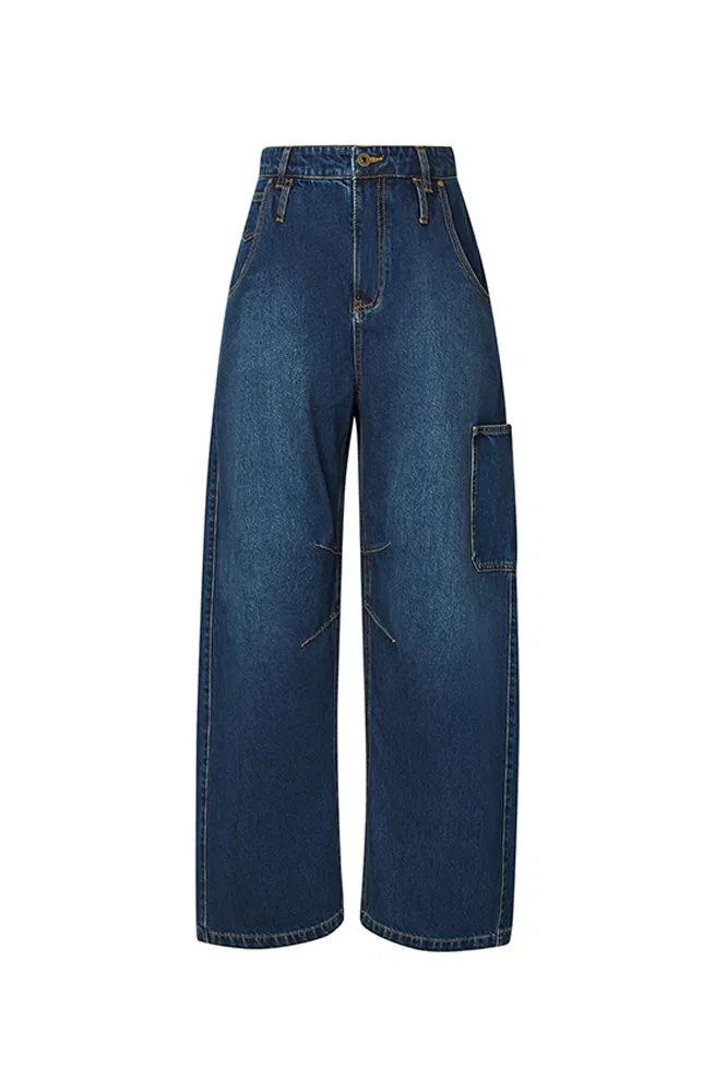 Nico 1967 Cargo Jeans in Cotton Denim