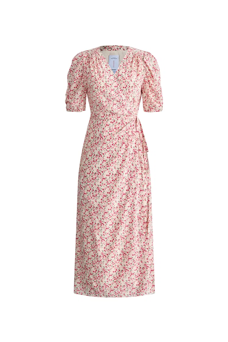 Teana V Neck Floral Dress