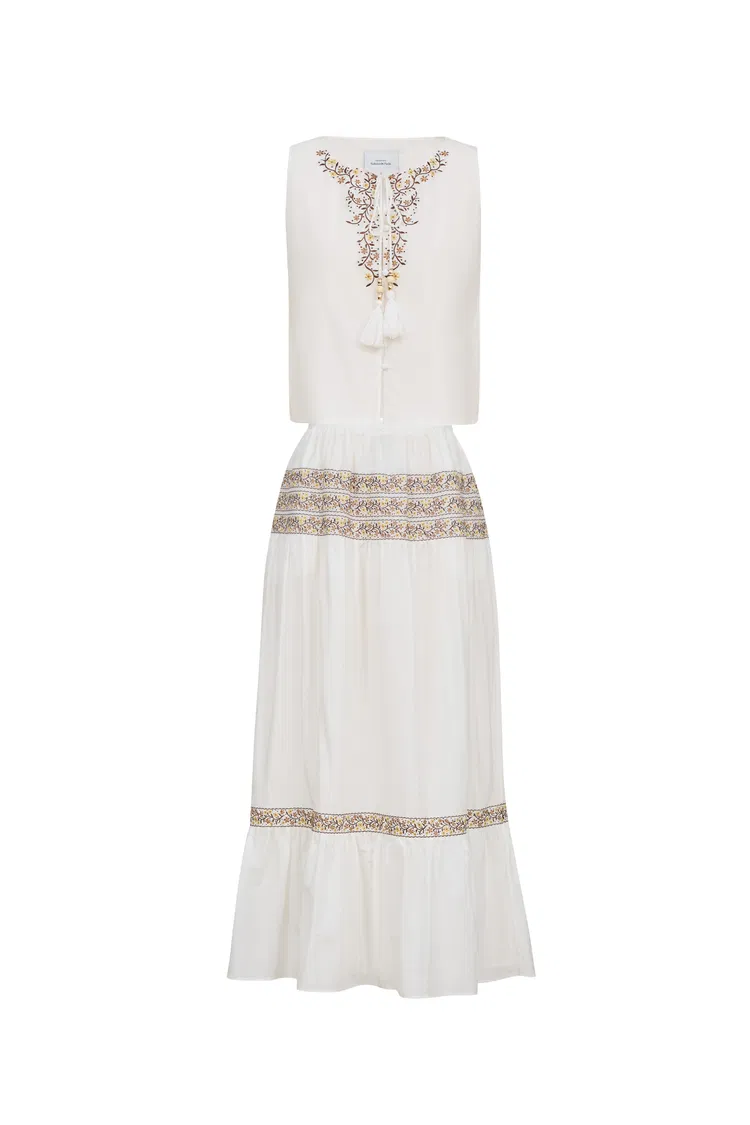 Keira Vest and Skirt Set