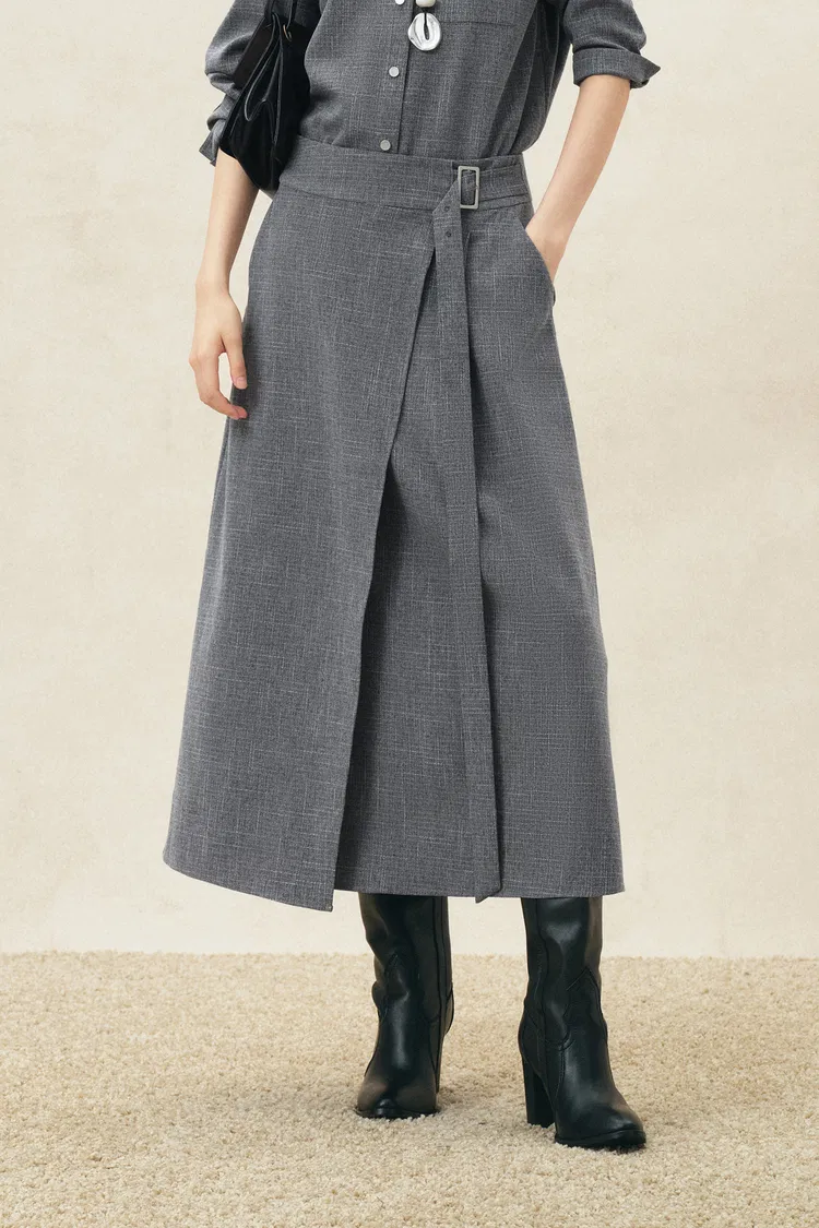 Paisley Adjustable Wrap Skirt
