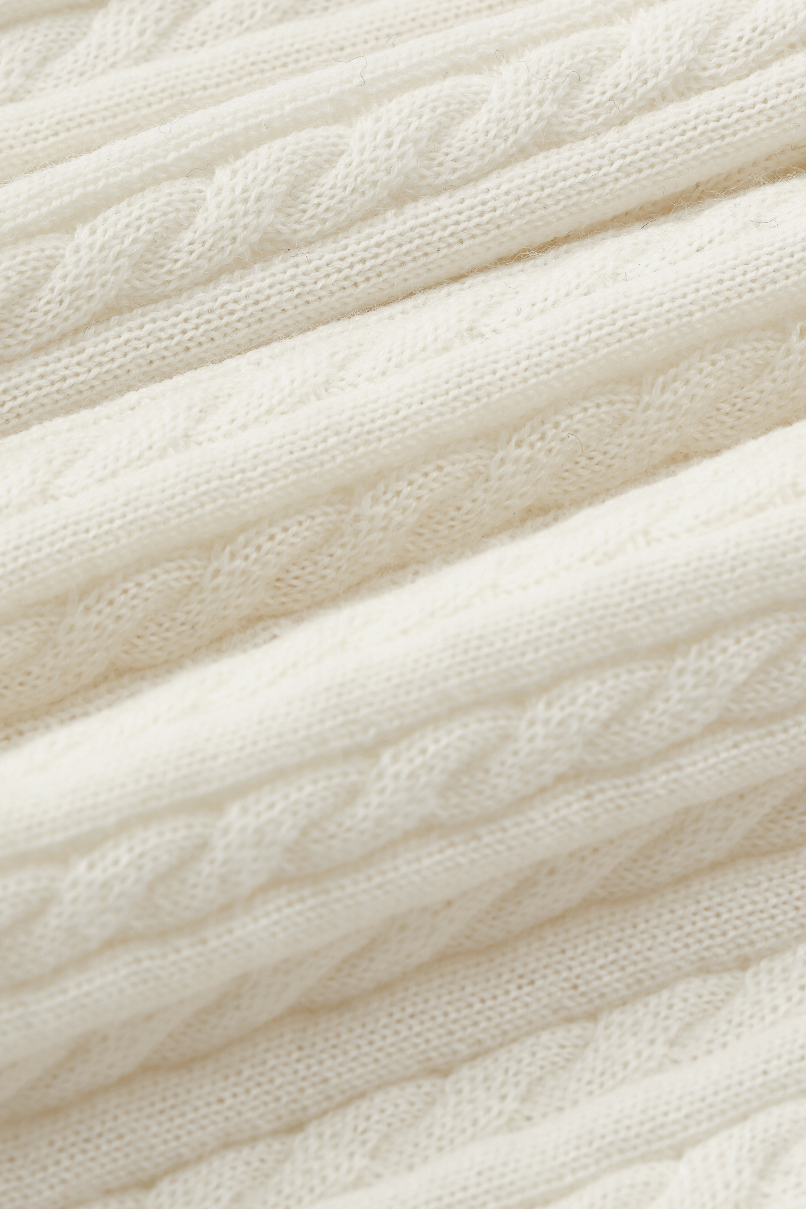 Lauren Cable Sweater in Merino Wool Knit – fbrq.com