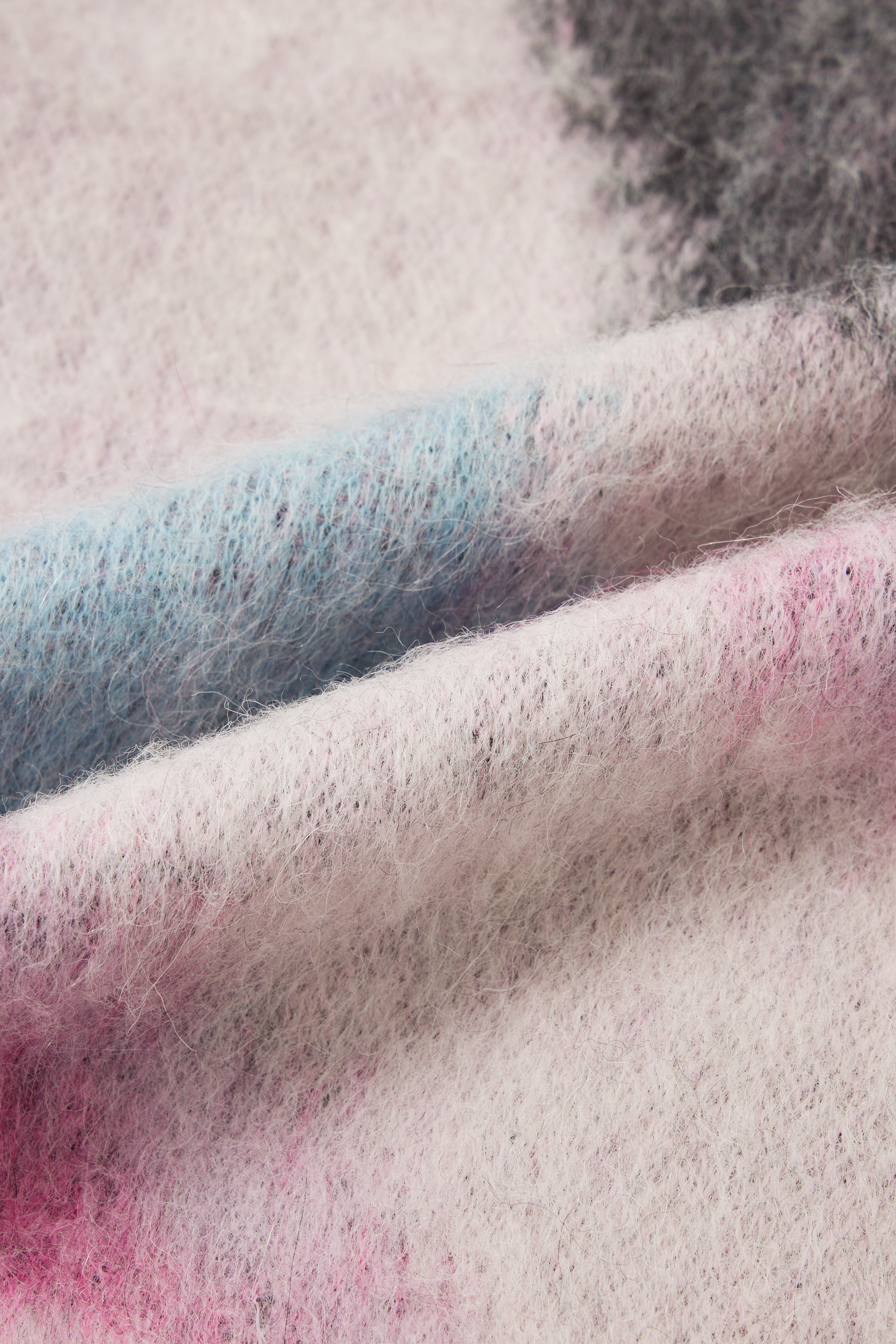 Ruby Ombré Jacquard Cardigan in Baby Alpaca Blend Knit – fbrq.com