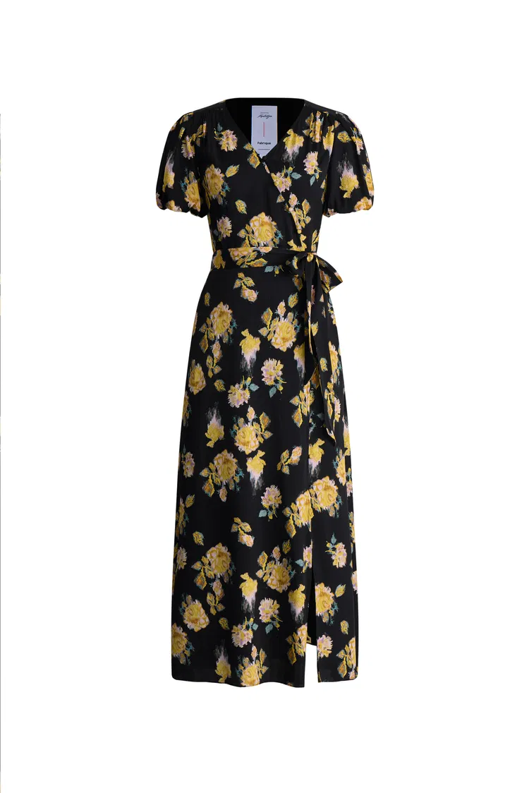 Cecilie Short Sleeve Flora Dress