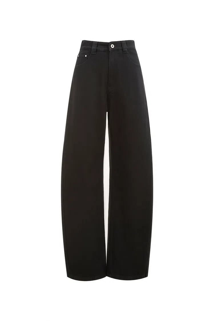 Akari Barrel Leg Jeans in Turkish Denim