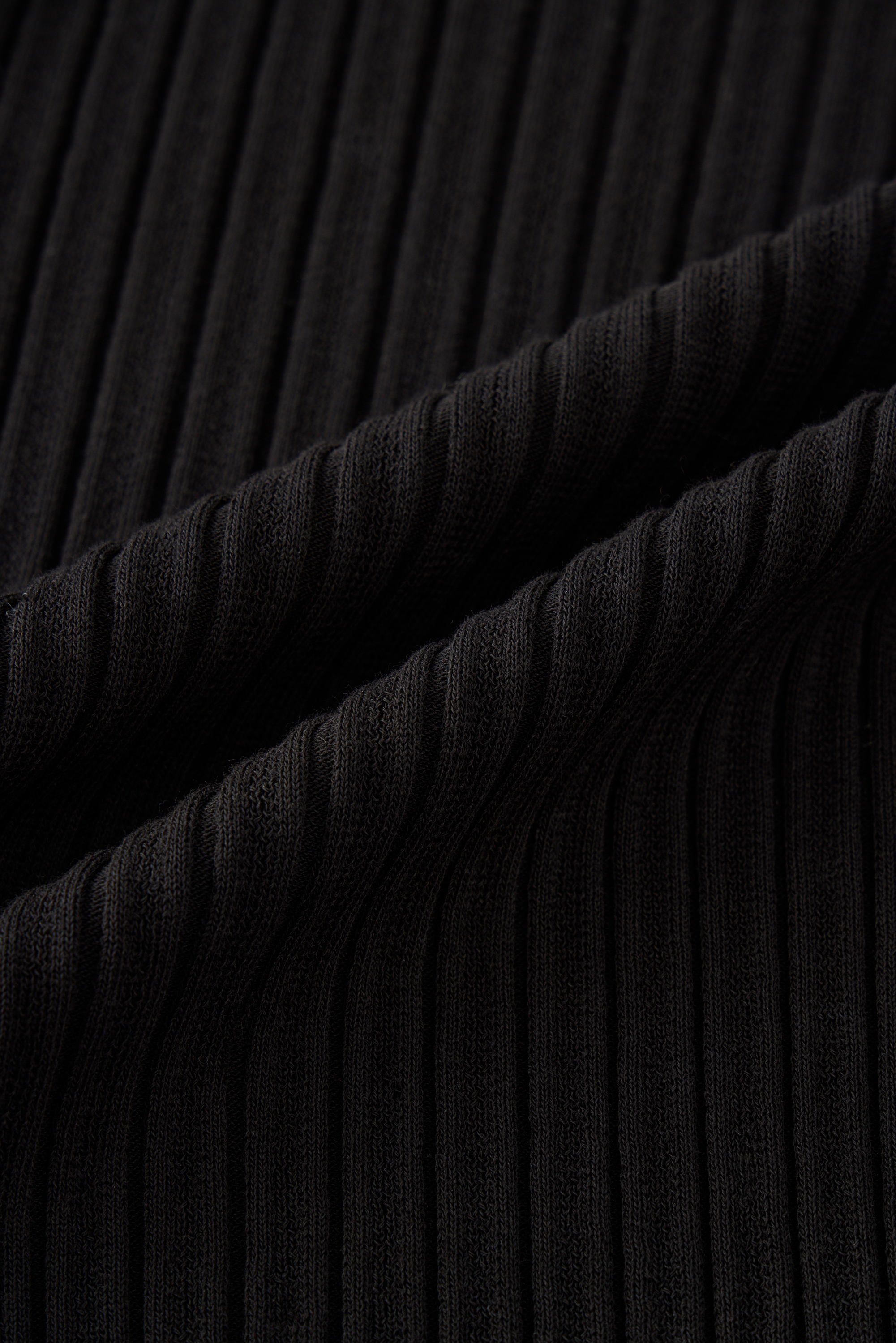 トップス Emma knit flare cardigan set Black Emma Black Fitted Cardigan in Cotton Blend Yarn Knit – fbrq.com