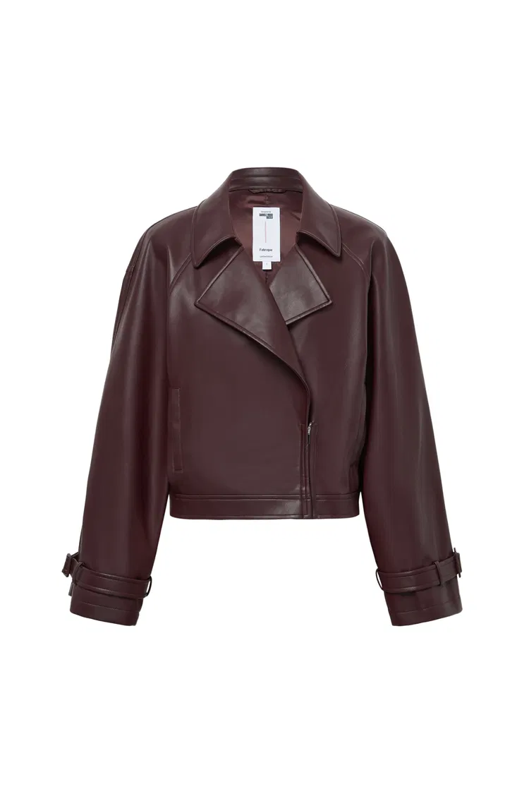Fred Short Jacket in Eco Leather