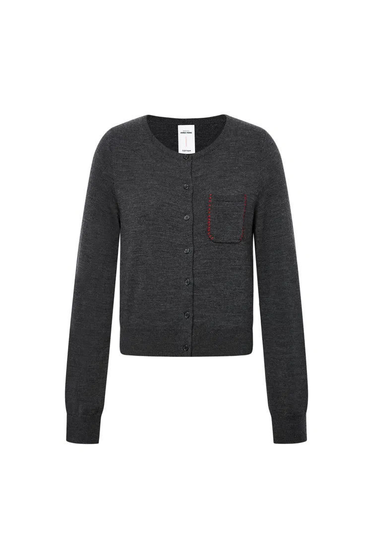 Nika Cardigan and Top Set in Merino Wool Knit