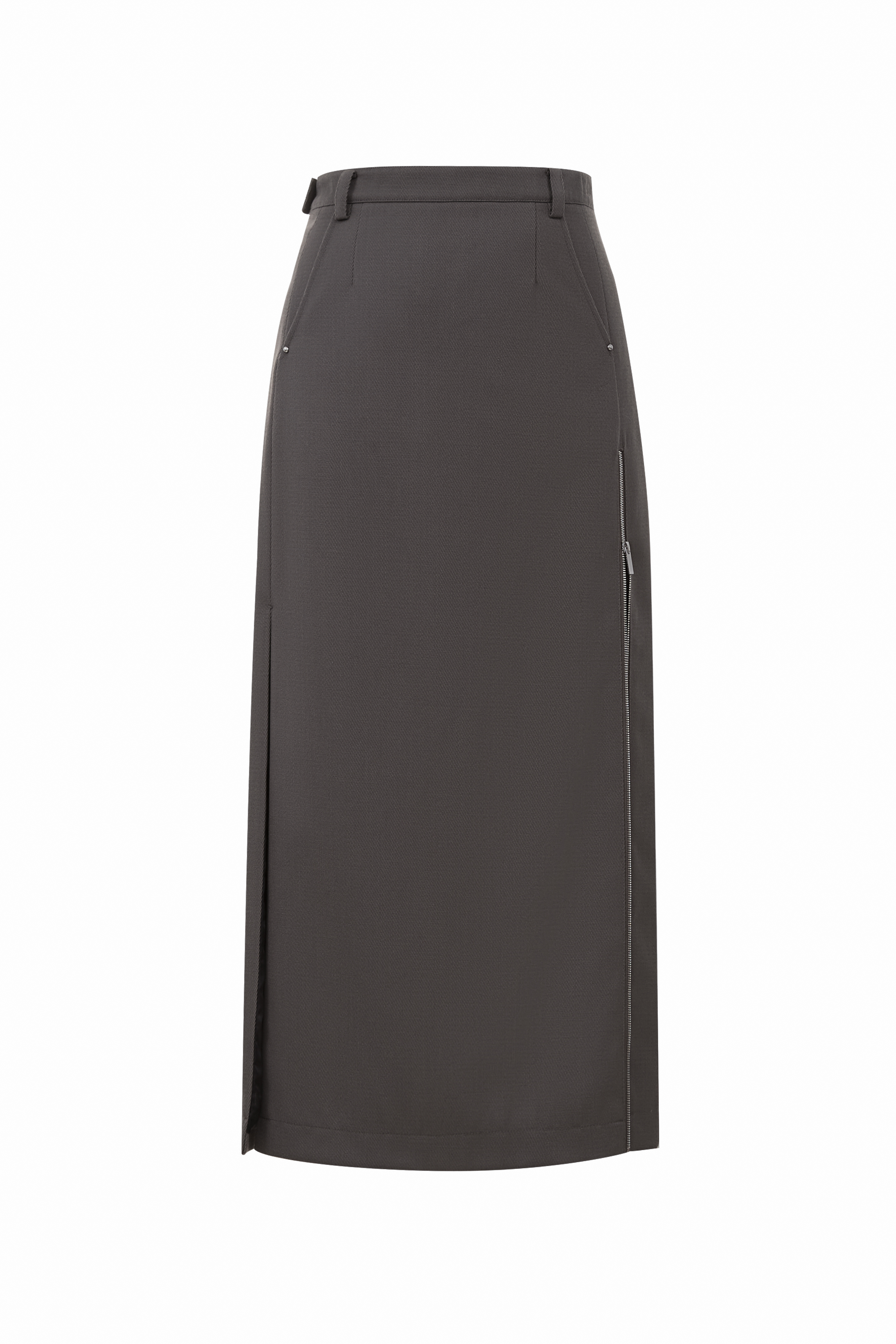 Mireu Slit Midi Skirt – fbrq.com