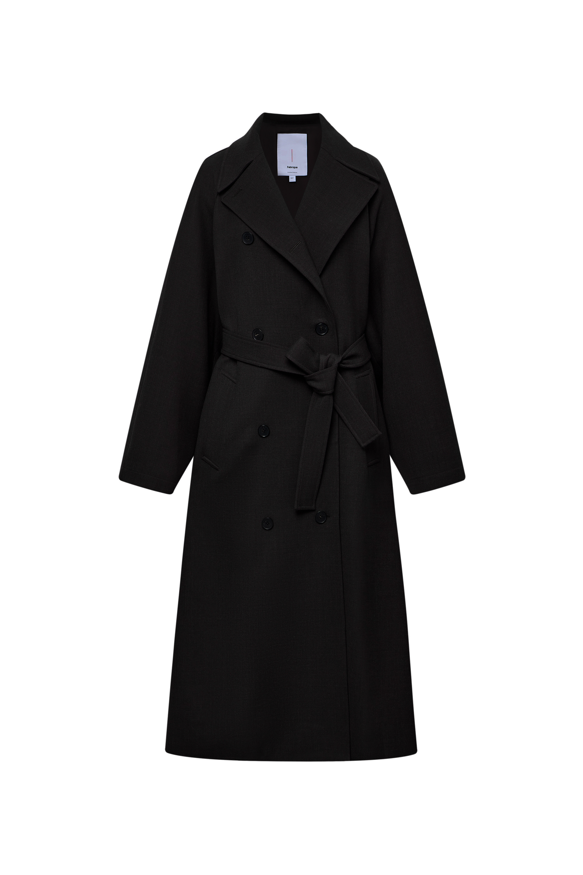Tomi Trench Coat in Wool Twill – fbrq.com