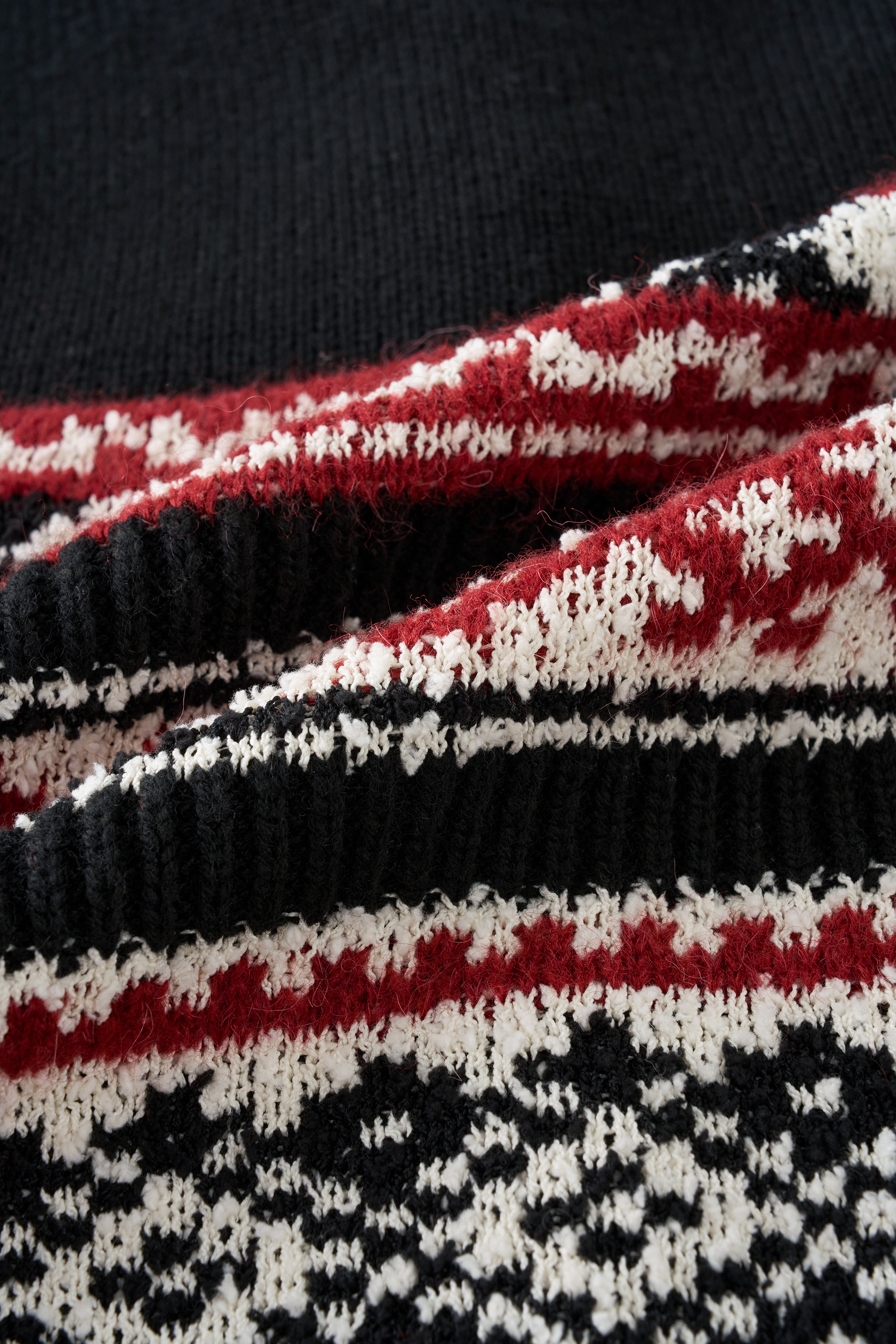 Moss Crop Fair Isle Cardigan in Merino Wool Knit – fbrq.com