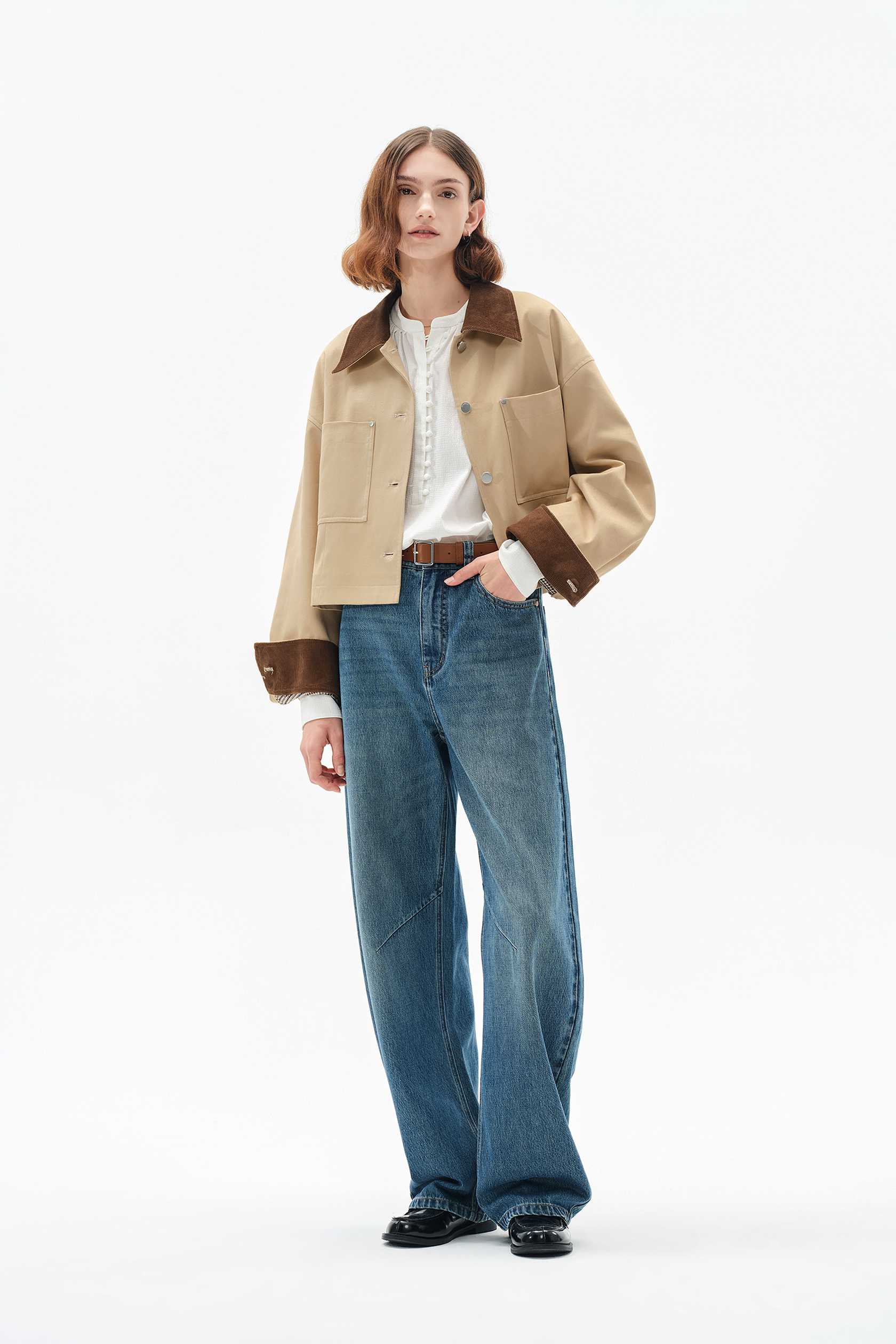 ジャケット・アウター The Barnnet Patine Cropped EcoFur Jacket The Barnnet Patine Cropped EcoFur Jacket Influencer pick] Patine
