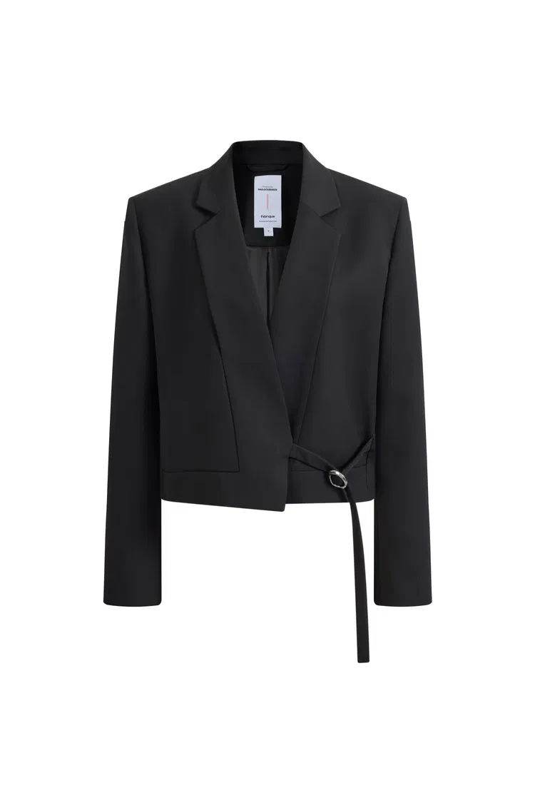 Olivia Signature Hand Stitch Blazer in Sheep Wool