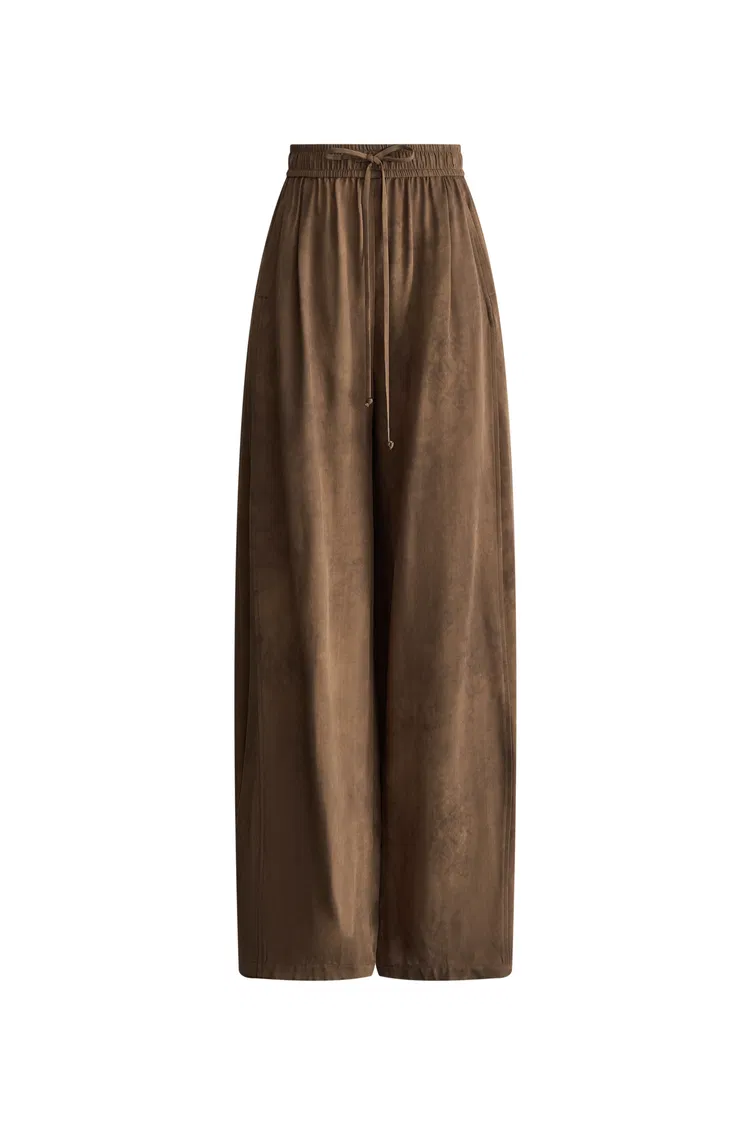 Hermione Lounge Pants in Sand-Washed Viscose