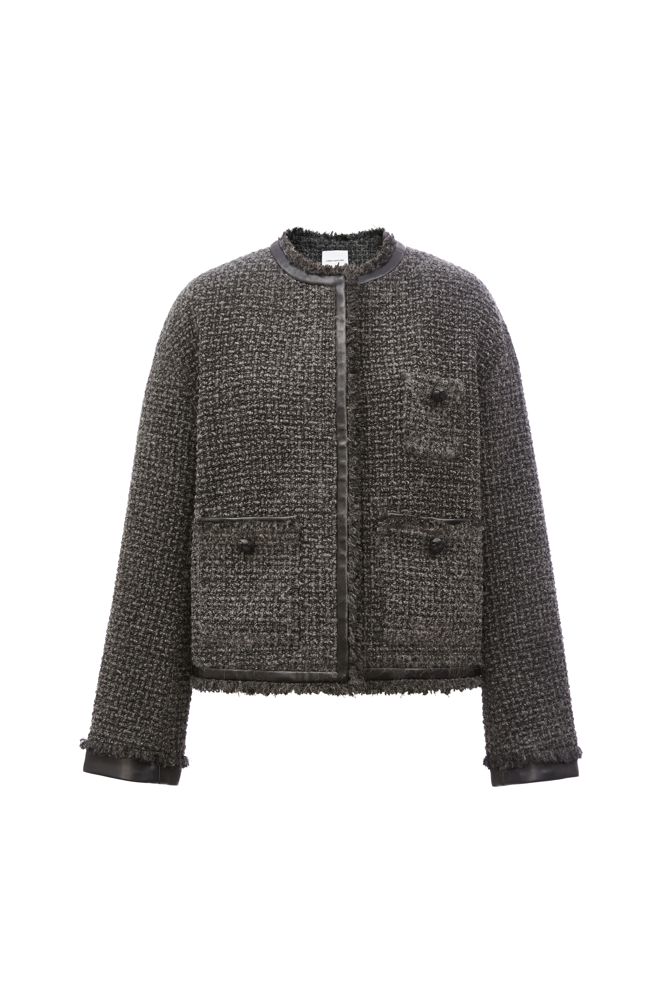 Lucia Jacket in Wool Blend Tweed – fbrq.com