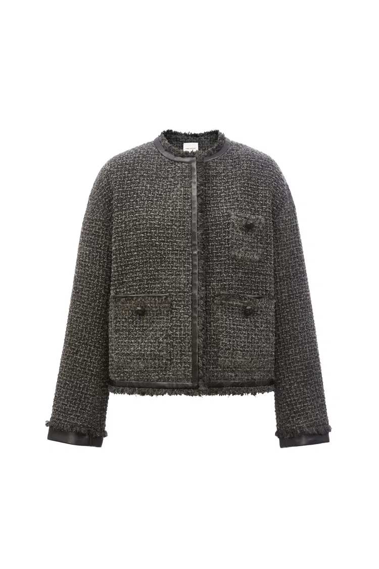 Lucia Jacket in Wool Blend Tweed