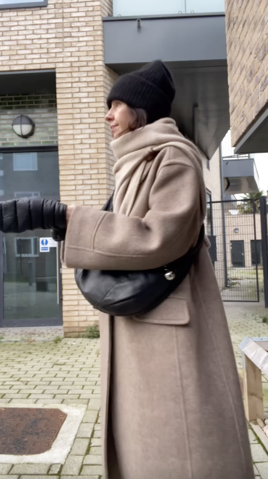 Ester Coat in Merino-Alxa Camel Down Blend – fbrq.com