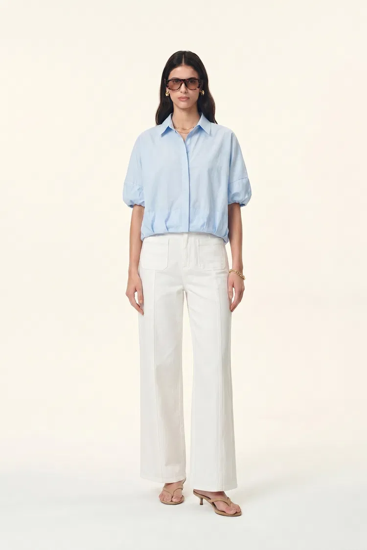 Claire Bubble Puff Sleeve Shirt
