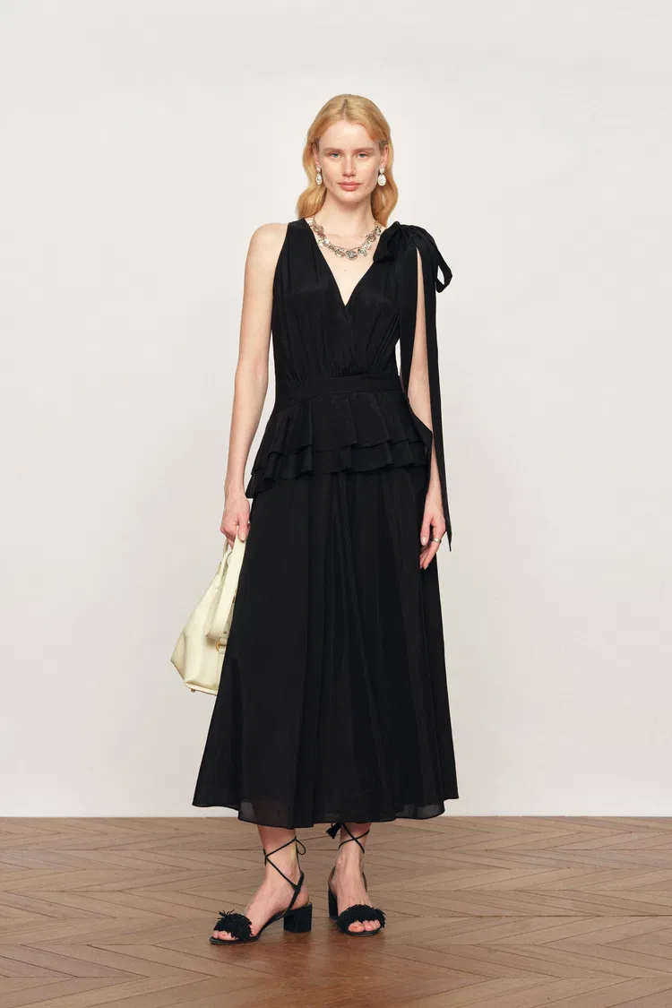 Yvonne Two Way Sleeveless Dress in Bubble Cotton