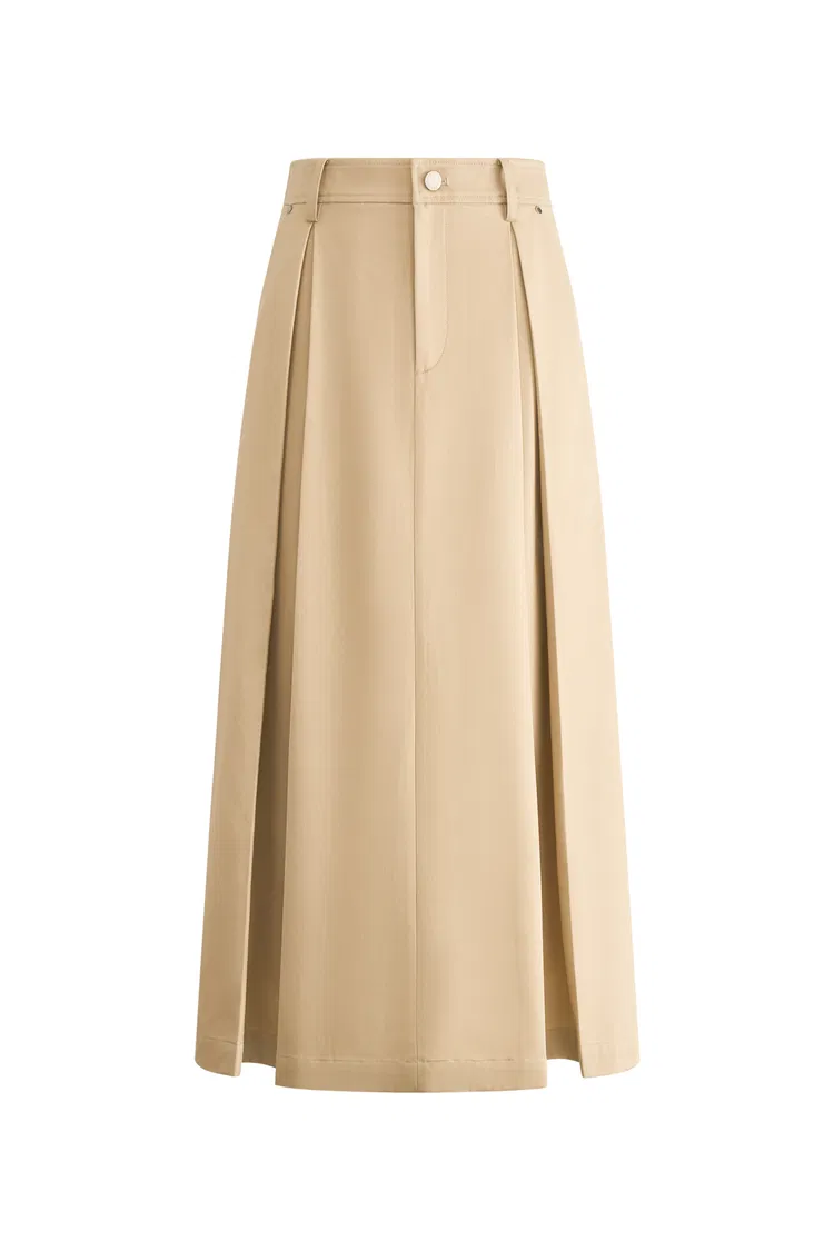 Cathy A Line Skirt in Lightweight Cotton Twill