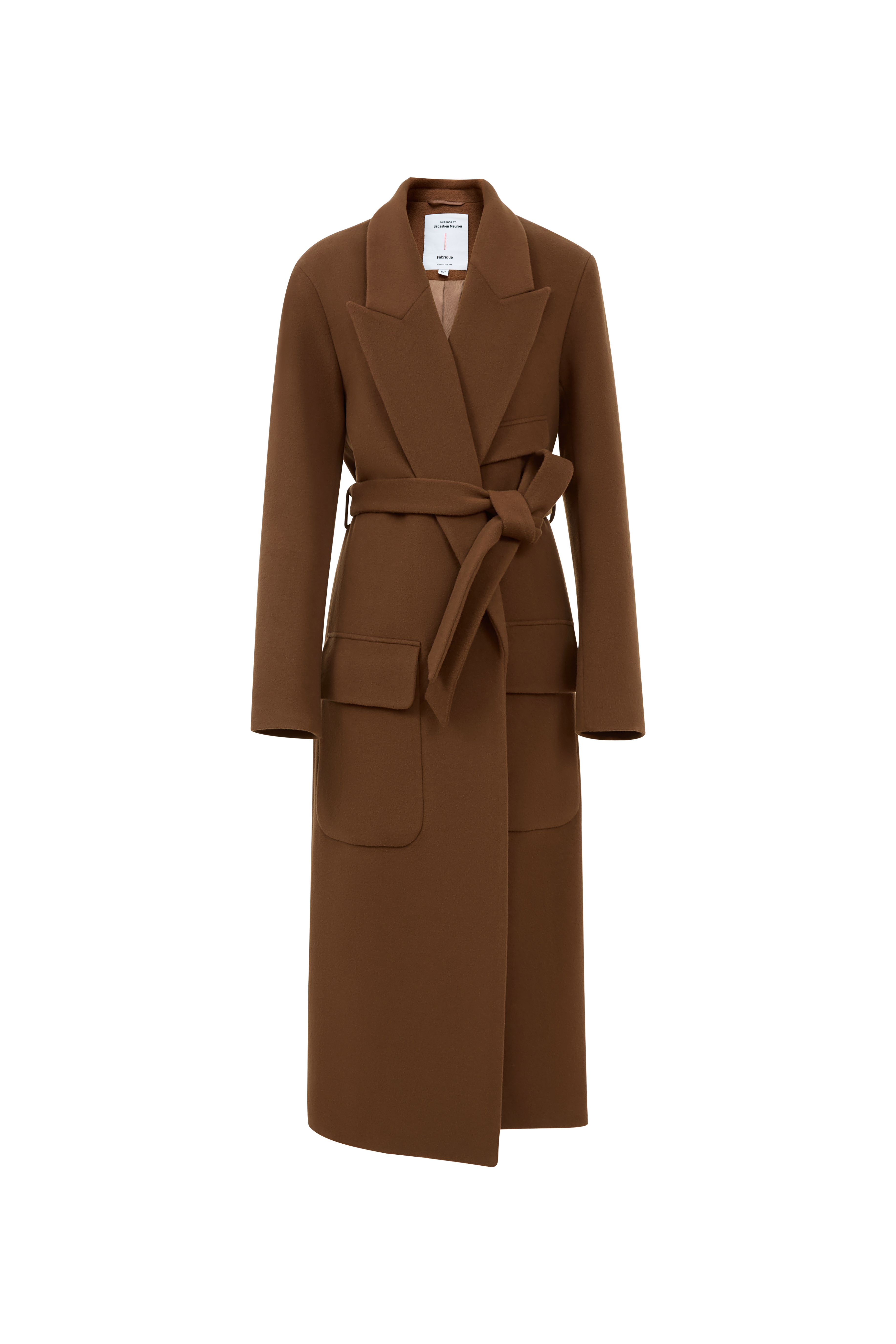 Stanley Robe Coat in Wool-Alpaca Melton – fbrq.com