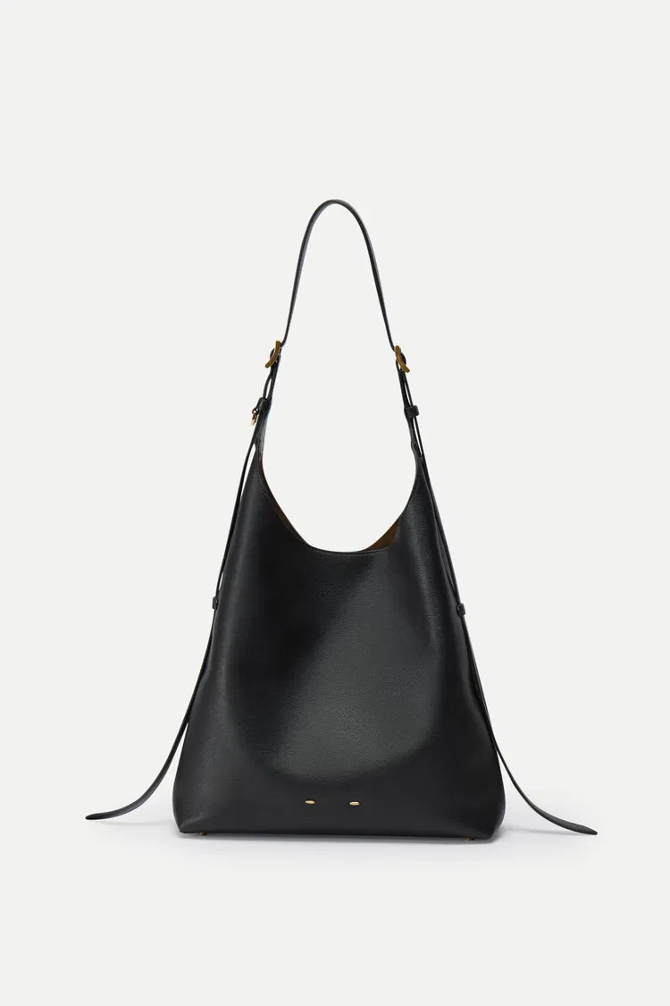 Duomo Hobo Bag Medium in Full Grain Leather