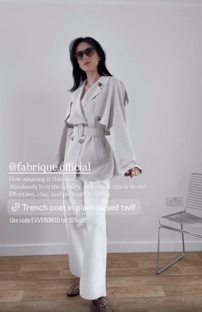 Glenn Short Trench Coat in Plant-Based Twill – fbrq.com