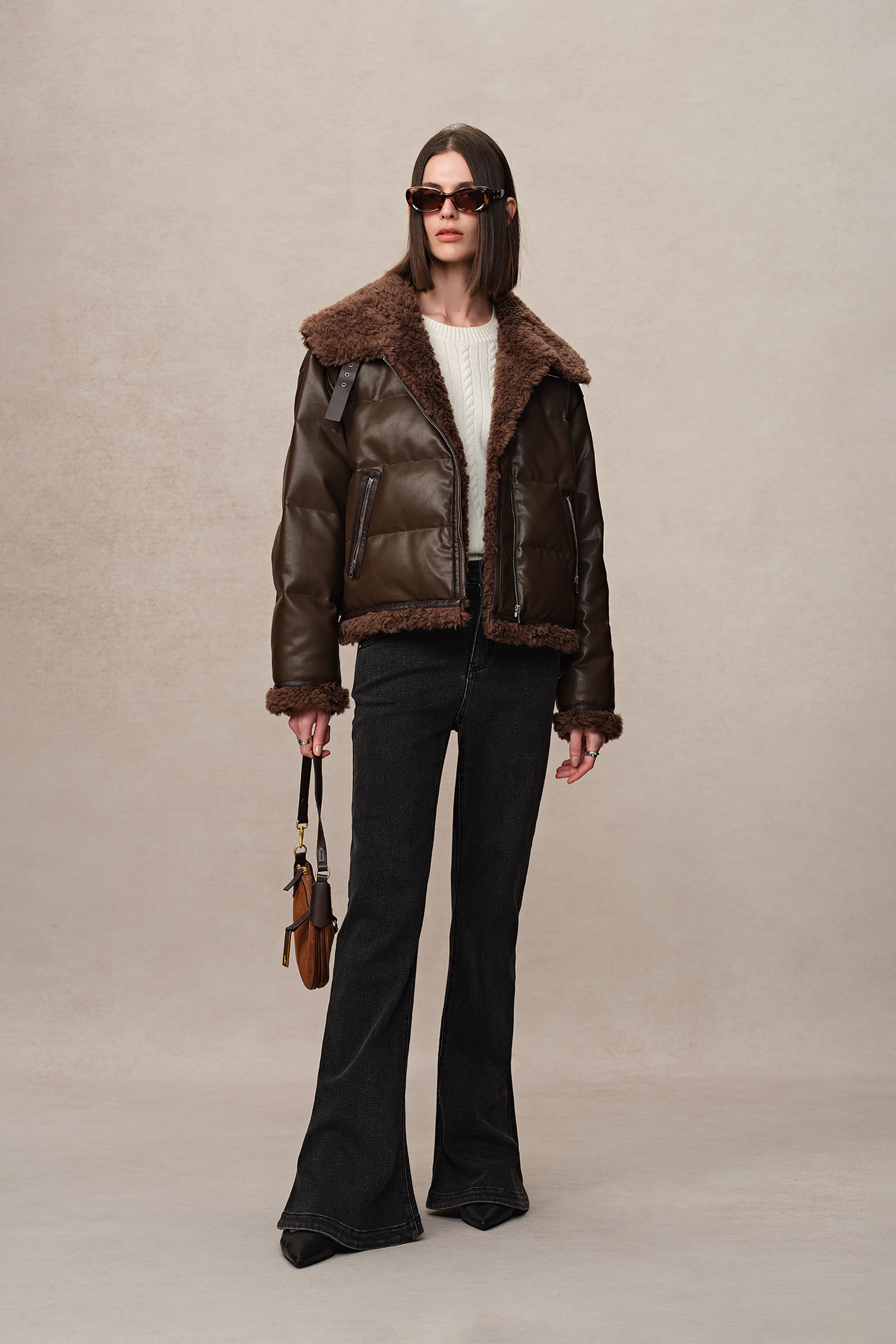ジャケット・アウター OUNCE base fur collar coat ジャケット・アウター OUNCE base fur collar coat ounce】Base