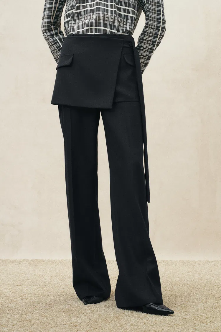 Vibe Detachable Panel Wide Leg Pants